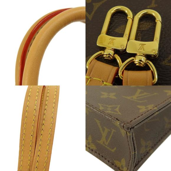 Louis Vuitton Petit Sac Plat Monogram Handbag - Picture 8 of 9